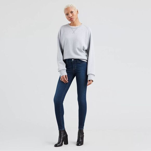 Levis Levi’s 710 Super Skinny Jeans Dark Wash Size 27 - Picture 1 of 14